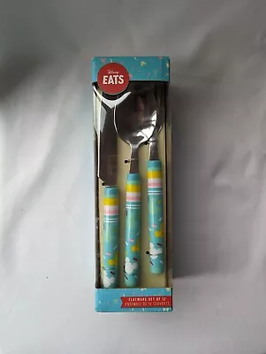 Disney Eats Mickey Mouse Summer Flatware Cutlery Set Of 12 • £34.99