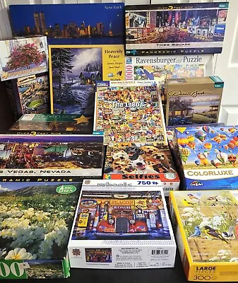 Jigsaw Puzzles *YOUR CHOICE* White Mountain Ravensburger Master Pieces Ceaco • $4.95