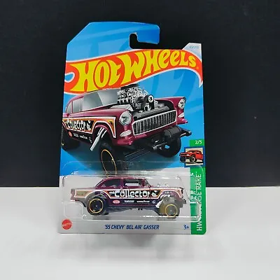 Hot Wheels 2024 Case H Mainline '55 Chevy Bel Air Gasser - Int. Card • $4.99