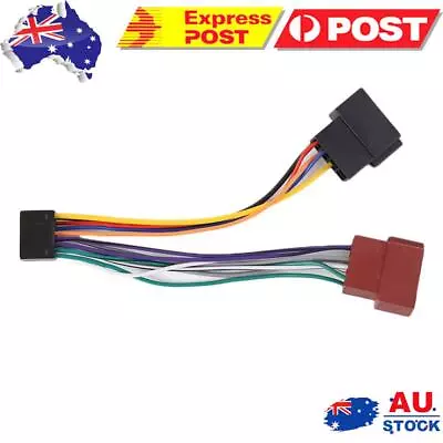 16 Pin ISO Wiring Harness Loom Connector Adaptor Cable For KENWOOD Car Stereo • $9.89