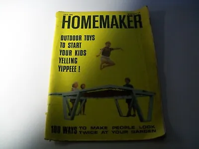 1966   Homemaker   July * Kitchen Garden Bathroom Floor Tiling Trampoline * DIY • £7.75