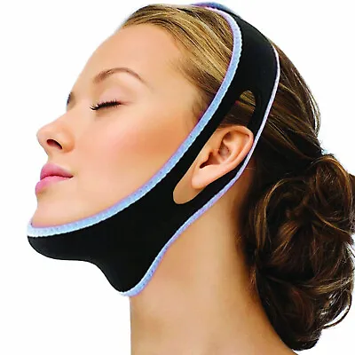 $7.99 • Buy V Line Face Slimming Double Chin Reducer Mask Lifting Slim Belt Anti-Wrinkle