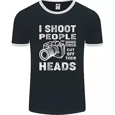 Photography I Shoot People Photographer Mens Ringer T-Shirt FotL • $11.18