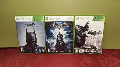 Batman: Arkham Origins Asylum & City Lot Bundle Microsoft Xbox 360 CIB Tested • $49.99
