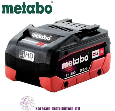 METABO 8.0Ah LiHD 18v BATTERY PACK - 625369000 • £134.95