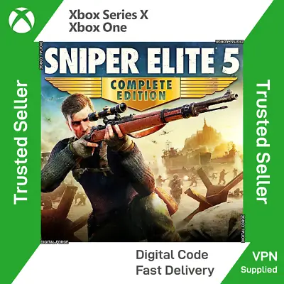 Sniper Elite 5 Complete Edition - Xbox One Xbox Series X|S - Digital Code - VPN • £13.49