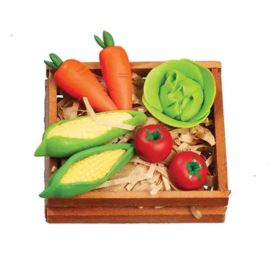 Dollhouse Miniature 7 Vegetables In Crate • $4.99