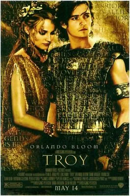 396624 TROY Movie Brad Pitt Orlando Bloom Diane Kruger Sean WALL PRINT POSTER US • $35.95