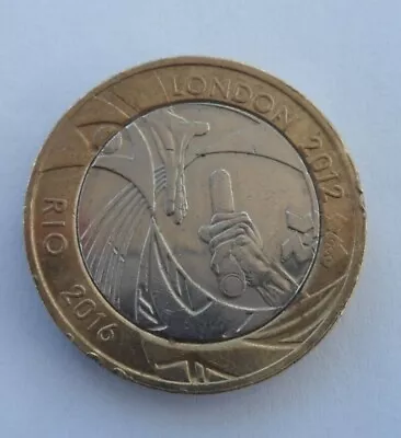 🔥🔥London To Rio 2012 Olympics Games Handover 2 Pound Coin  • £3.95