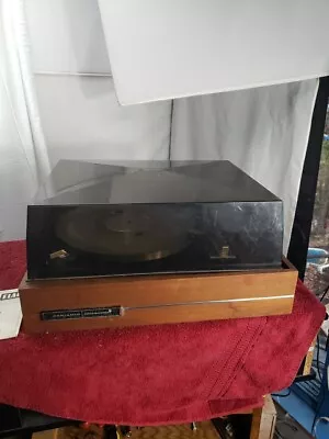 ELAC Miracord 50h Turntable With Original Dust Cover - Parts/Repair • $166