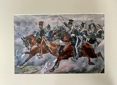 Charge Of The Light Brigade. Mounted Print Total Size 16 X 12 • £15