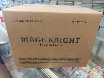 Upper Deck Mage Knight Trading Cards Factory Sealed 6 Box Case 2001 • $399.99