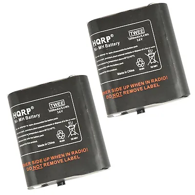 2x HQRP Akku Für Motorola T5512 T5522 T5620 T5920 T5950 T6530 T6550 T8510 Radio • $24.95