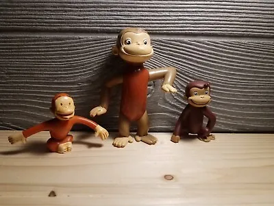 Curious George Monkey Figures Lot • $11.75