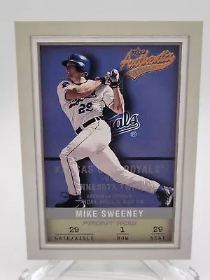 Mike Sweeney 2002 Fleer Authentix Front Row #57 #/150 SN Kansas City Royals • $2.99