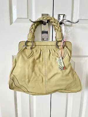 Womens Leather Handbag NEW Lime Accessorize Brand Casual Leather Bag Bnwt • £18