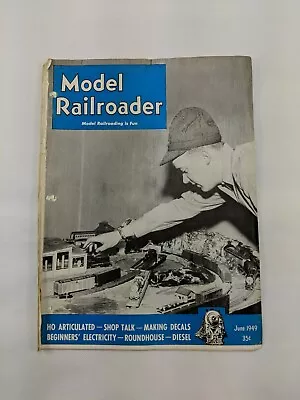 Model Railroader Magazine June 1949 • $1.49