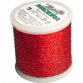 Madeira Metallic Supertwist 200m - 15 Ruby • £2.80