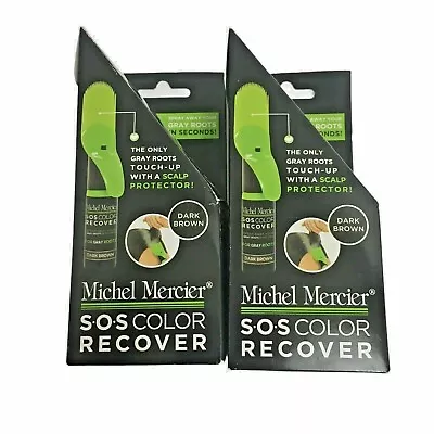 LOT OF 12 Michel Mercier SOS Color Recover Dark Brown For Gray Roots Touch-ups • $50