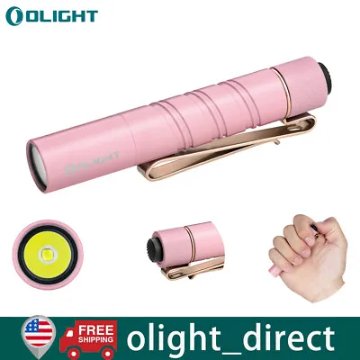 Olight I3T 2 EOS Small EDC Pocket Flashlight AAA Battery Tail Switch -Sweet Pink • $19.99