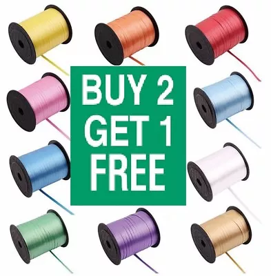 £1.49 • Buy SALE Helium Balloon String Tie Curling RibboN ColouR Baloon Ribbon BALLON ROLLS
