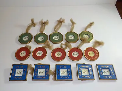 Lot Of 15 Holiday Terragrafics  Mini Picture Frames Ornament Size • $24.99