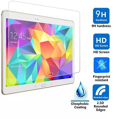 Tempered Glass Screen Protector For Samsung Galaxy Tab S 10.5 T800  Note 4 10.1 • $8.49