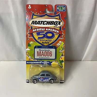 NIP Mattel Wheels Matchbox Across America 50th Birthday Series  MASSACHUSETTS  6 • $7.99