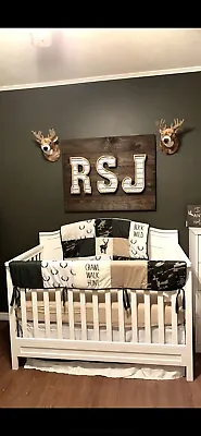 Baby Crib Nursery Bedding Set Boy • $45