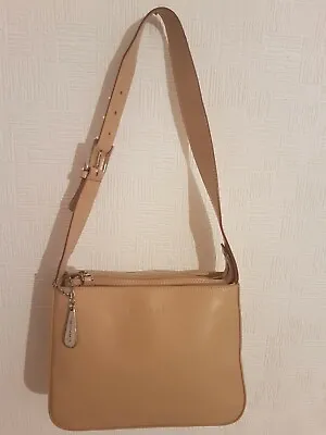 Lancel Ladies Tan Leather  Hand Bag/Cross Body/ Shoulder Bag (made In Italy)   • £100