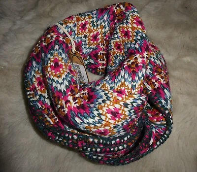 Fat Face Jessie Fairisle Bright Snood Scarf BNWT   *Current* • £32.50