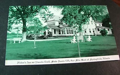 Old Postcards Fisher's Inn. Springfield Ill.PA5 • $3