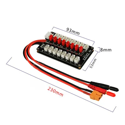 Parallel Balance Charger 2-3S XT30 With JST Plug&Cable For IMax B6 LiPo Battery • £12.34