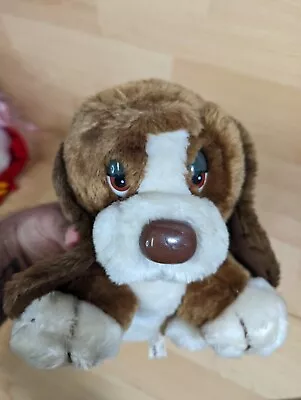 NWT Vintage Plush Basset Hound Puppy Dog Stuffed Animal Toy Baxter 1990s • $22.95