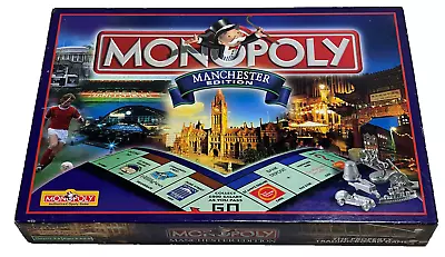 MONOPOLY GAME : Manchester Edition -  Rare 1999 Edition In Vgc (FREE UK P&P) • £21.95