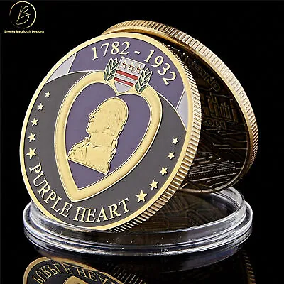 1782-1932 Purple Heart Challenge Coin • $9.08