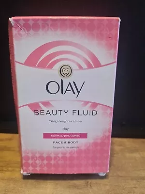 Olay 24H Lightweight Moisture Beauty Fluid Normal/Dry/Combo BG1 • £11.99