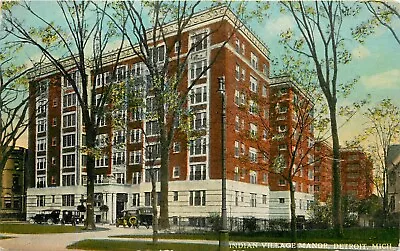 C1910 Indian Village Manor Detroit Michigan Postcard • $9.99