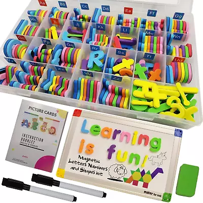 291Pcs ABC Magnets Board Magnetic Letters Numbers And Shapes Maker For Kids And • $52.56