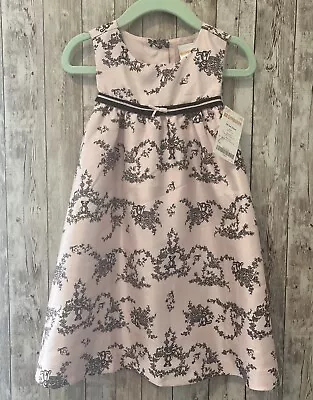 Gymboree Baby Girl Pink & Brown Bear Floral Spring Easter Dress 18-24 Month NWT! • $14.95