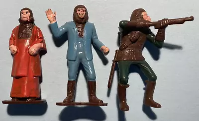 1967 MPC PLANET Of The APES APE SOLDIER HORSE RIDER & CHARACTER PLAYSET FIGURES • $31.99