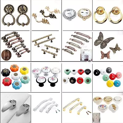 $4.64 • Buy Kitchen Cabinet Knobs Drawer Pulls Furniture Wardrobe Cupboard Door Handles