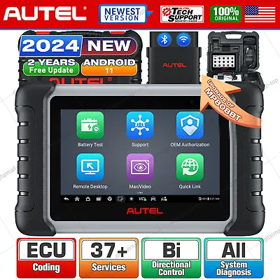 Autel MaxiPRO MP808BT Pro Automotive Scanner Diagnostic Tool Android 11.0 2024 • $589