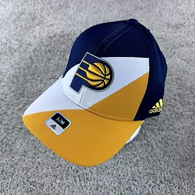 Adidas Hat Cap Men S/M NBA Indiana Pacers Basketball Sports Outdoor Street Dad • $17.69