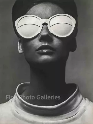 1960s Sunglasses By RICHARD AVEDON Female Fashion Large Format Duotone Photo Art • $194.47