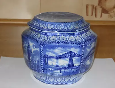 £12.99 • Buy Rare Vintage 1929 Exhibition Maling Ware Hexagonal Tea Caddy Ringtons Newcastle