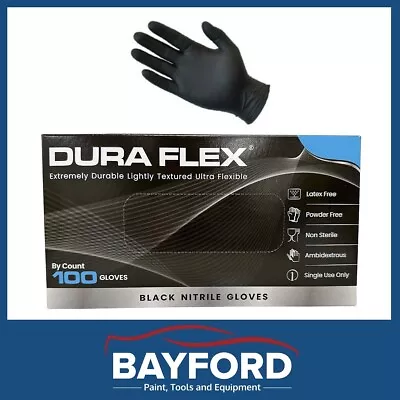 Black Nitro Disposable Gloves Mechanic Workshop Small Medium Large Xl Xxl Gloves • $24.99