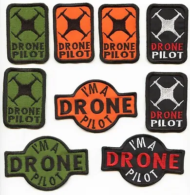 DRONE PILOT - 3 Patch Set #1 - DJI MAVIC PHANTOM INSPIRE MINI 3 PRO QUADCOPTER • £9.49