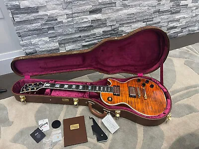 2014 Gibson Custom Shop M2M Les Paul Custom Siberian Tiger Electric Guitar! • $5395.99