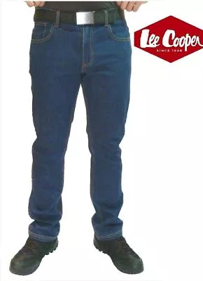 £24.95 • Buy Lee Cooper 218 Blue Stretch Denim Work Jeans Classic Fit 5 Pocket 30-42
